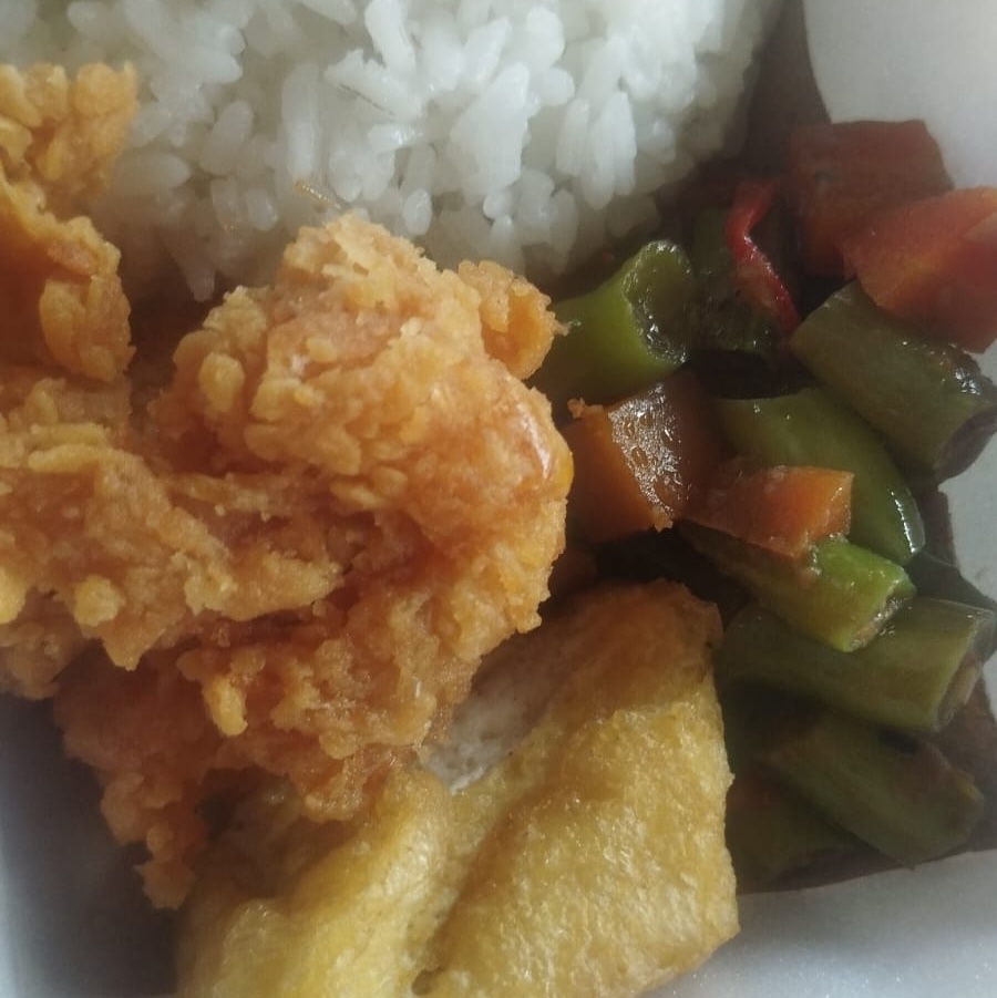 Menu Harian 2: Sambal Tempe & Dadar Telur